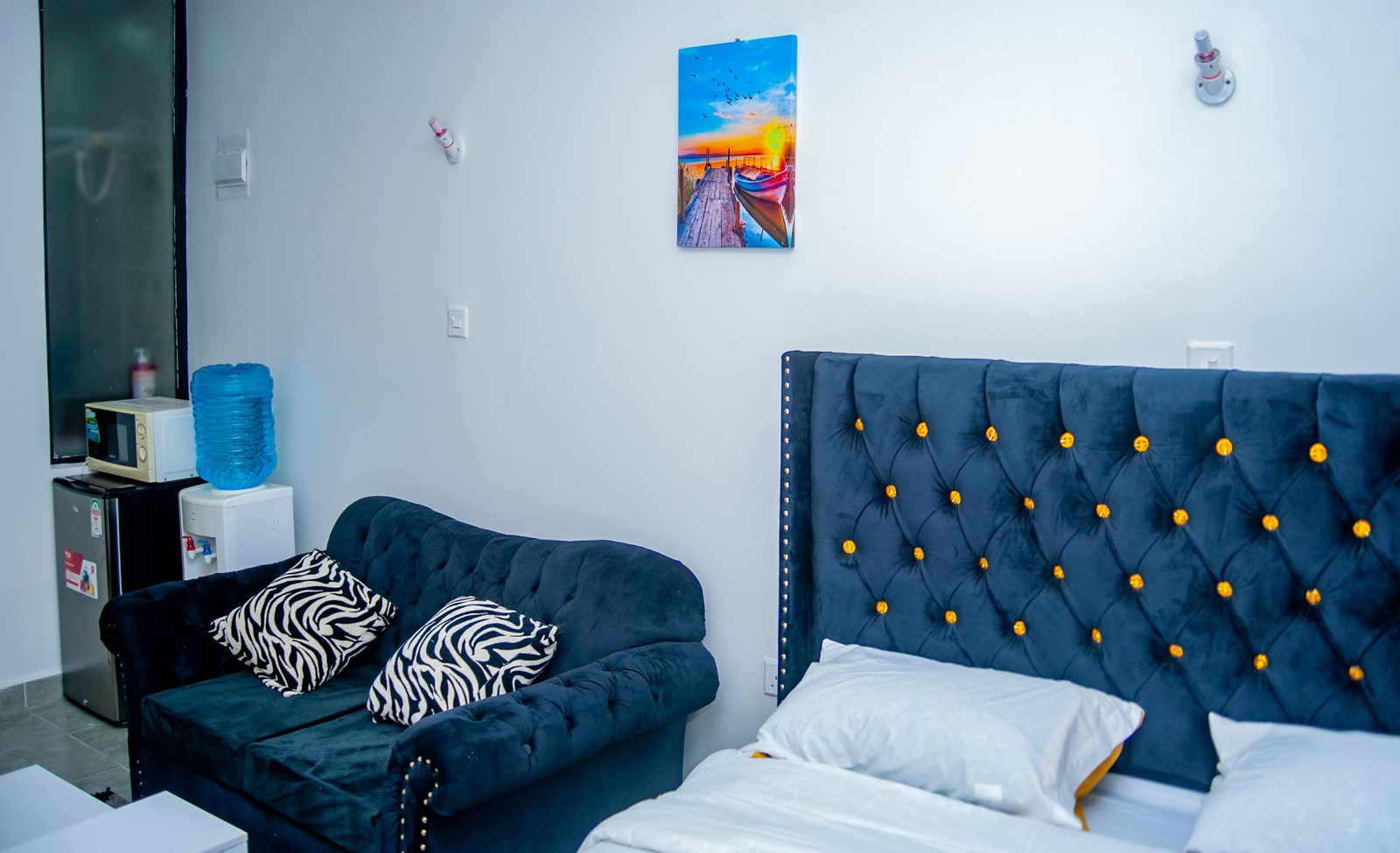 Bedroom at The Baobab House, our self-contained Nairobi apartment